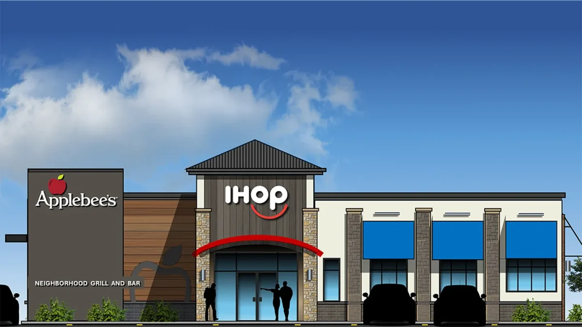Image of an IHOP-Applebee’s concept rendering